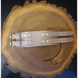 ������� ���� � ������� �������� �����/Belt With Buckle Beige