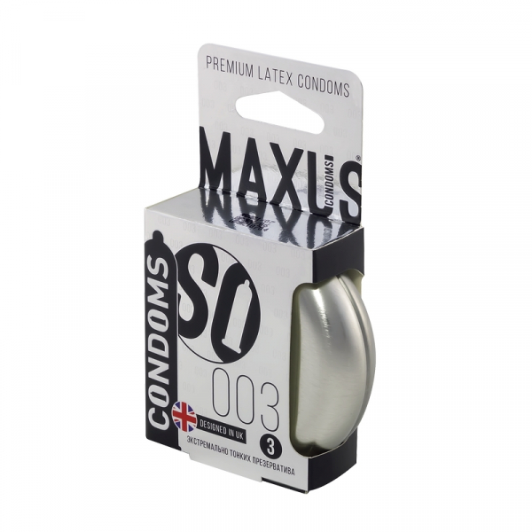 Презервативы Экстремально тонкие MAXUS 003 №3 Презервативы Экстремально тонкие MAXUS 003 №3