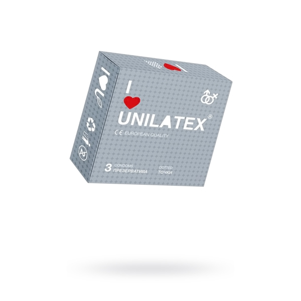 Презервативы Unilatex Dotted №3 с точками Презервативы Unilatex Dotted №3 с точками