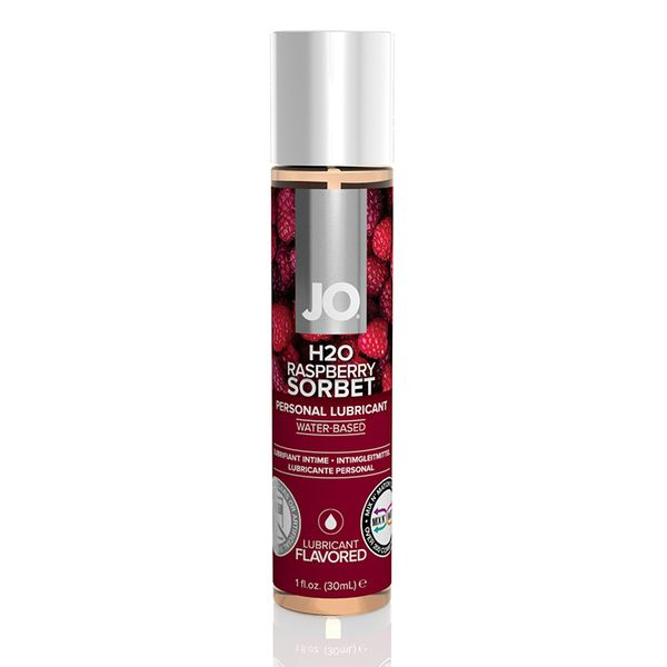 Ароматизированный лубрикант Малина на водной основе JO Flavored Raspberry Sorbet 1oz (30 мл) Ароматизированный лубрикант Малина на водной основе JO Flavored Raspberry Sorbet 1oz (30 мл)