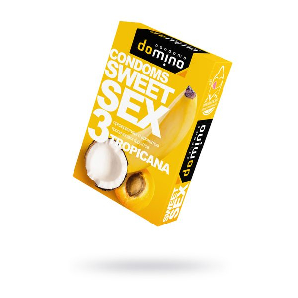 Презервативы Luxe DOMINO SWEETSEX, тропические фрукты №3 Презервативы Luxe DOMINO SWEETSEX, тропические фрукты №3