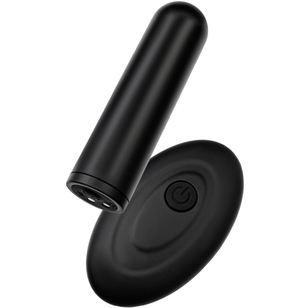Вибропуля с пультом управления RealStick CALIBER, черная Вибропуля с пультом управления RealStick CALIBER, черная