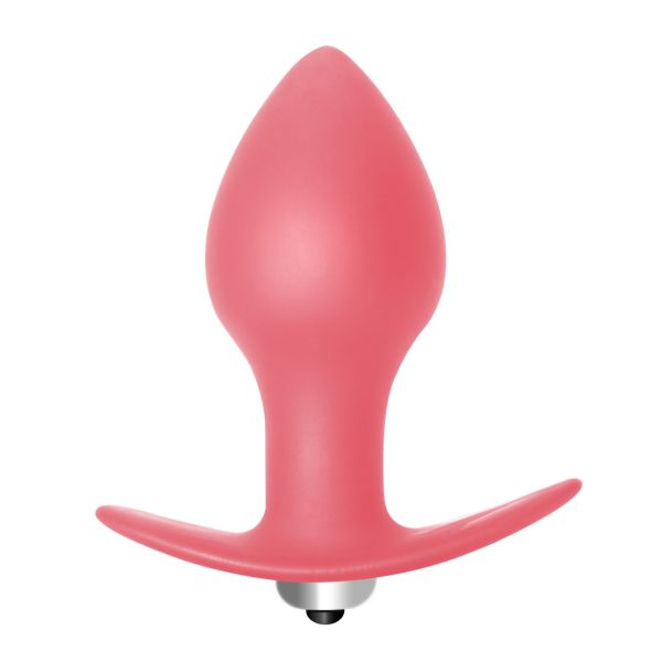 Анальная пробка с вибрацией Bulb Anal Plug Pink (Батарейки ААА) 5006-01lola Анальная пробка с вибрацией Bulb Anal Plug Pink (Батарейки ААА) 5006-01lola