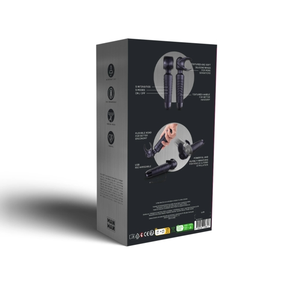 Вибромассажёр для мужчин Manwan MAN.WAND EVO - BLACK PLUMВибромассажёр для мужчин Manwan MAN.WAND EV Вибромассажёр для мужчин Manwan MAN.WAND EVO - BLACK PLUMВибромассажёр для мужчин Manwan MAN.WAND EV