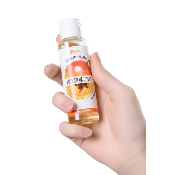Масло для массажа Yovee by Toyfa «Массаж на пляже», с ароматом манго и папайи, 50 мл Масло для массажа Yovee by Toyfa «Массаж на пляже», с ароматом манго и папайи, 50 мл